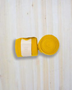 Mattes Horse Fleece Bandages - Curry HALF SET