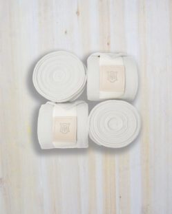 Mattes Horse Fleece Bandages - Metal