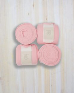 Mattes Horse Fleece Bandages - Misty Rose