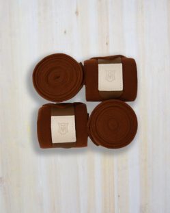 Mattes Horse Fleece Bandages - Nougat