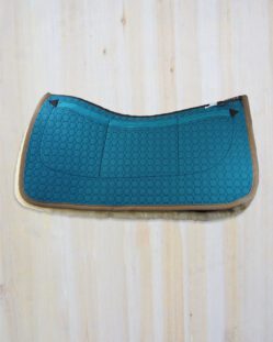 Mattes Western Rio Pecos Saddle Pad Teal/Natural M with Correction System