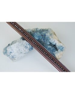 Cob Size - Sport Swarovski Crystal Browband - Dark Tan with Silver/Metallic Silver