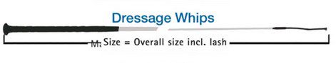 mesauring a dressage whip