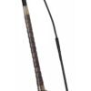 fleck antique leather dressage whip brass