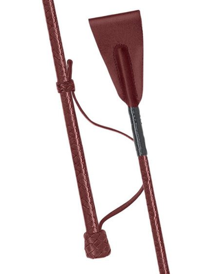 fleck braided leather jumping bat burgundy