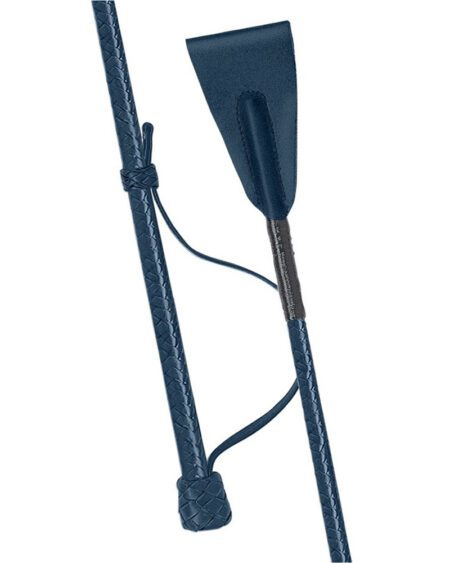 fleck braided leather jumping bat dark blue