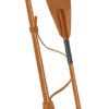 fleck braided leather jumping bat light brown