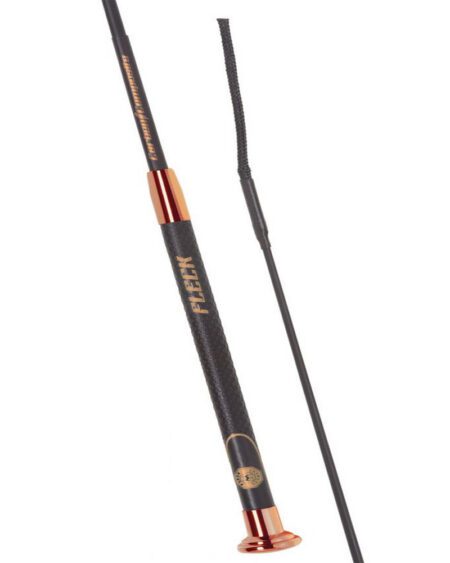 fleck carbon rose gold dressage whip
