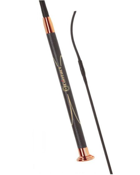 fleck contact dressage whip rose gold