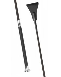 fleck leather grip jumping bat black