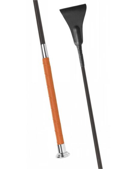 fleck leather grip jumping bat light brown