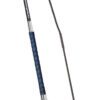 fleck leather handle schooling whip dark blue lash
