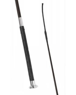 fleck sporty grip dressage whip black