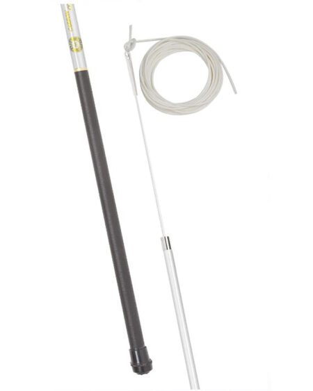 fleck carbon composite vaulting whip white