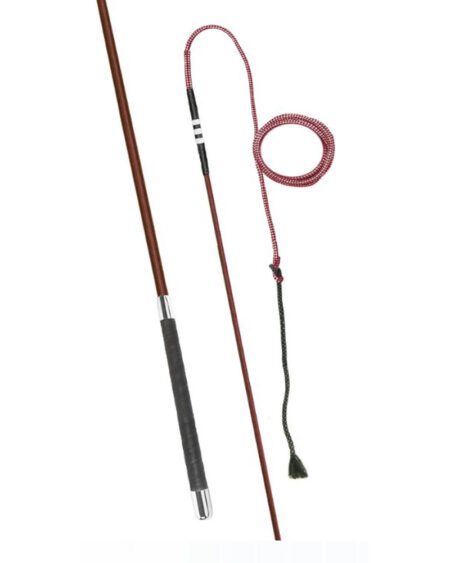 fleck coloured lunge whip burgundy