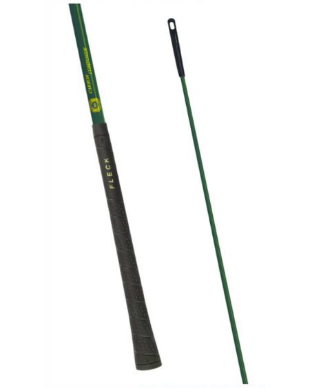 fleck competition grip lunge whip dark green