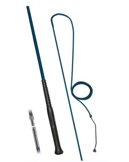 fleck ergo grip lunge whip dark blue