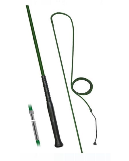 fleck ergo grip lunge whip dark green