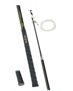 fleck golf grip vaulting whip black