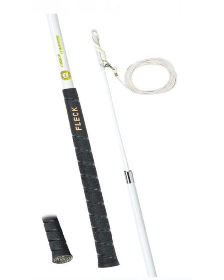 fleck golf grip vaulting whip white