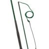 fleck lunge whip with nylon lash and swivel dark green