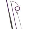 fleck lunge whip with nylon lash and swivel purple