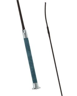 fleck softtex dressage whip blue
