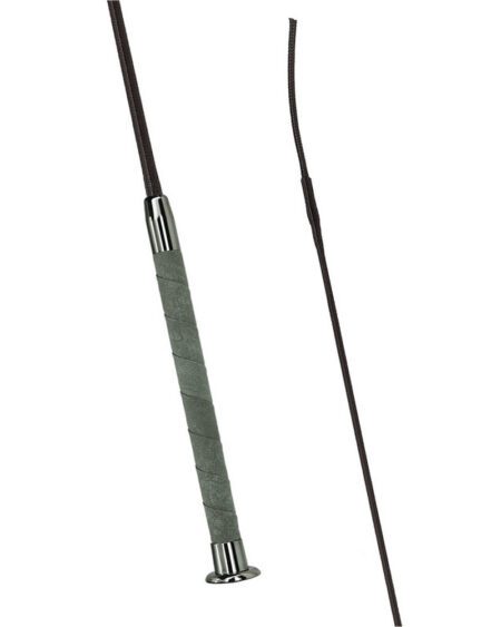 fleck softtex dressage whip grey