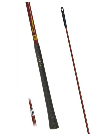 fleck telescopic competition grip lunge whip dark brown