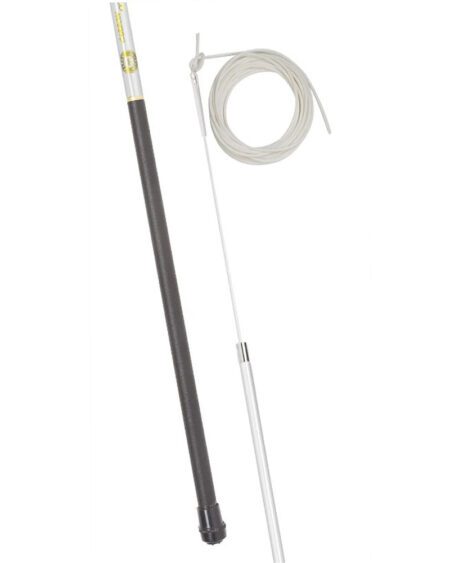 fleck carbon telescopic lunge whip white