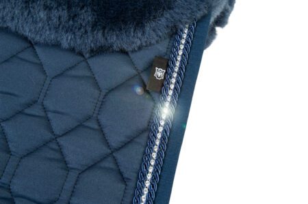 Mattes Quilt Sheen Evening Blue Saddle pad