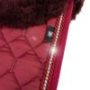Mattes Quilt Sheen Ruby Red Blackberry Sheepskin