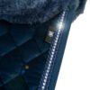 mattes velvet evening blue saddle pad